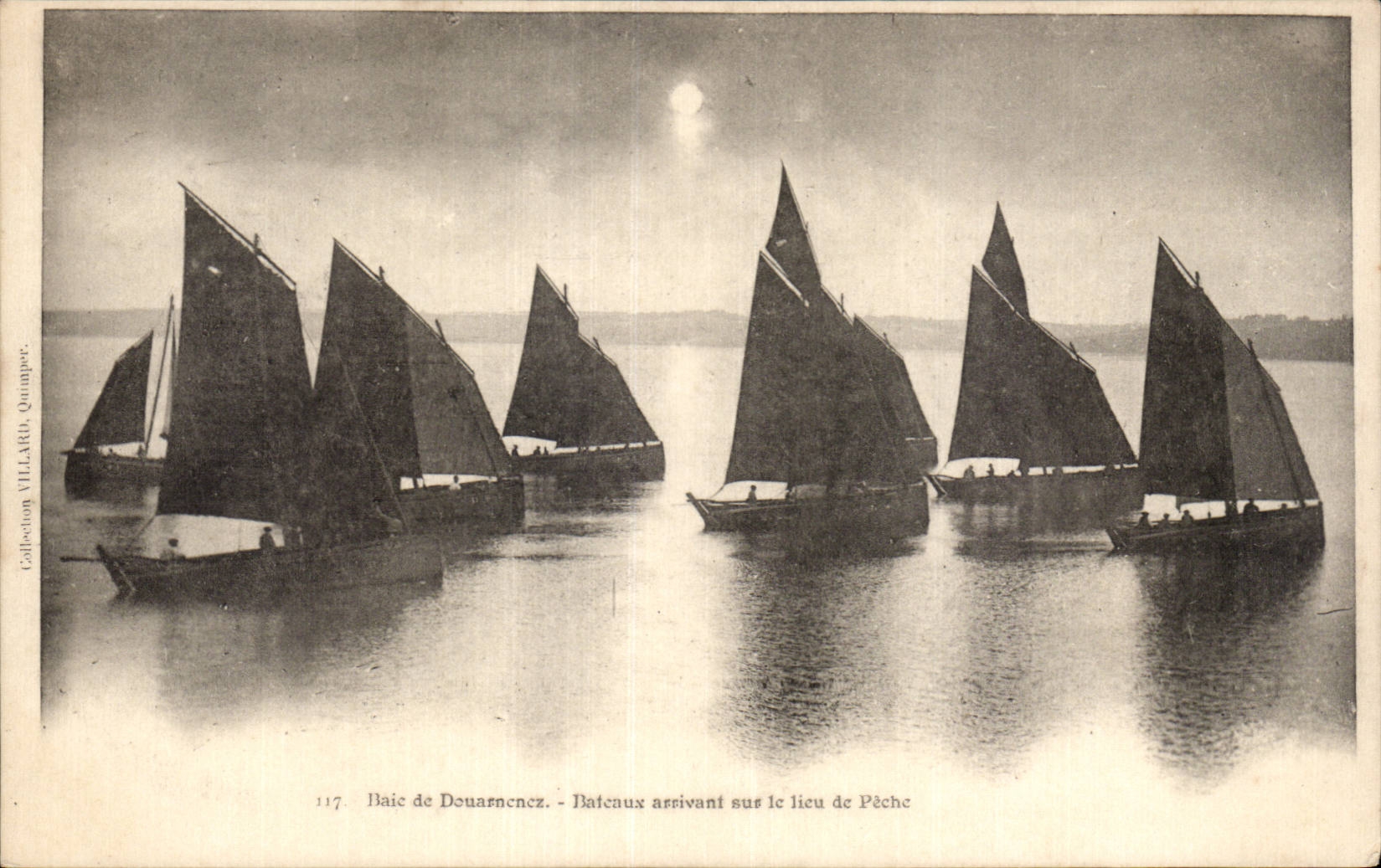 CPA Bay of Douarnenez Incoming vessels on the place of sin