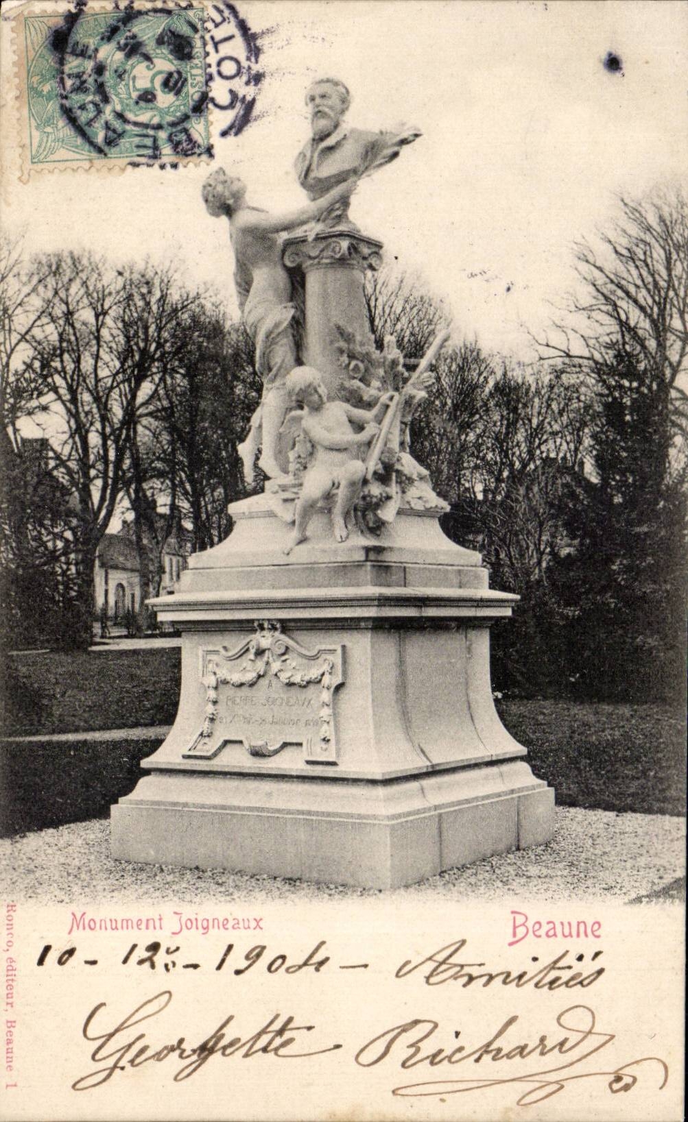 Monumento de CPA Beaune Joigneaux
