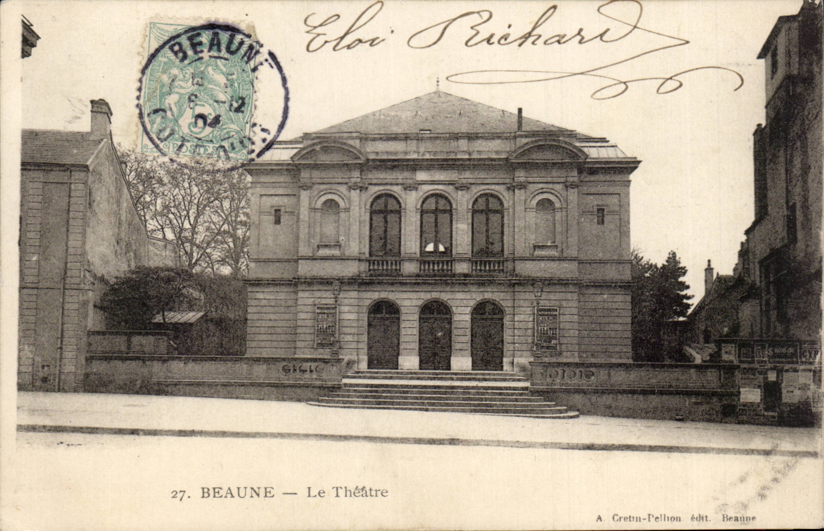 CPA Beaune el teatro