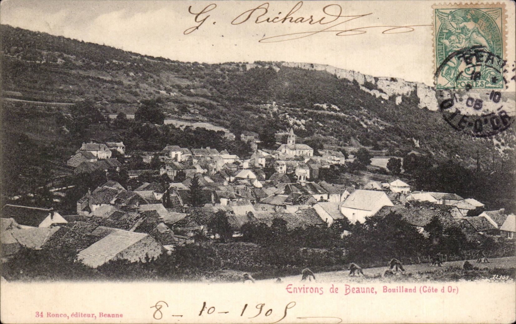 CPA Beaune Bouilland Surroundings