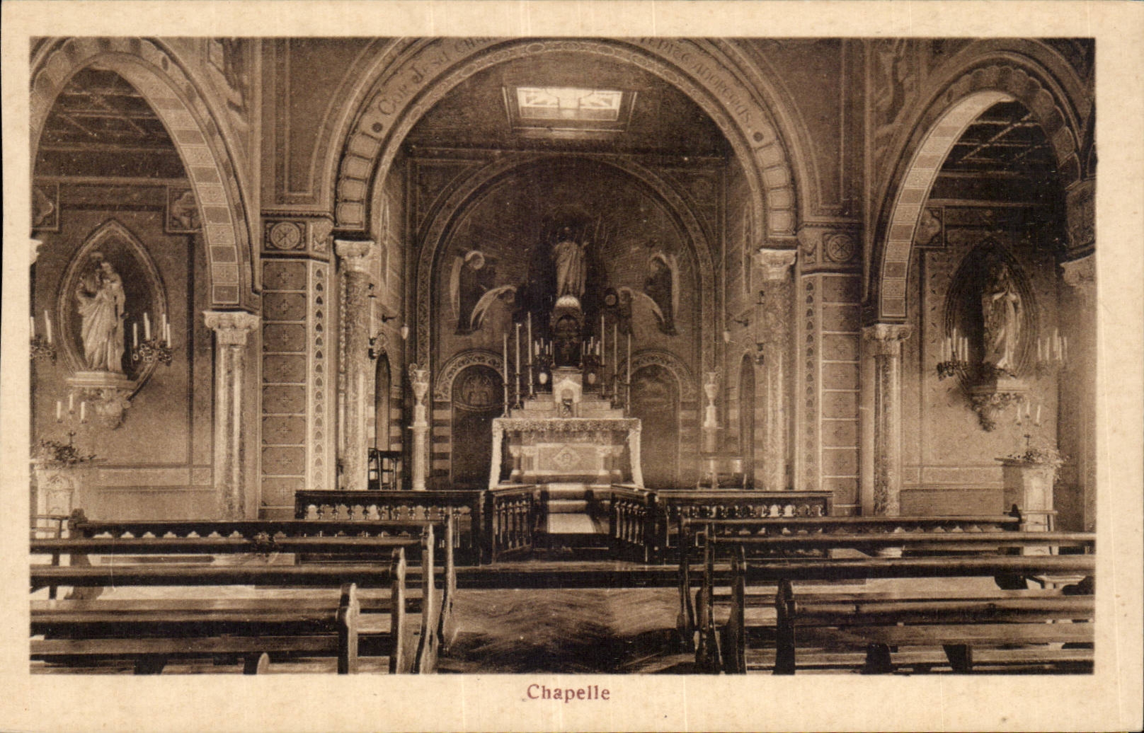 CPA Suisse Fribourg Pensionnat La Chassotte Chapelle