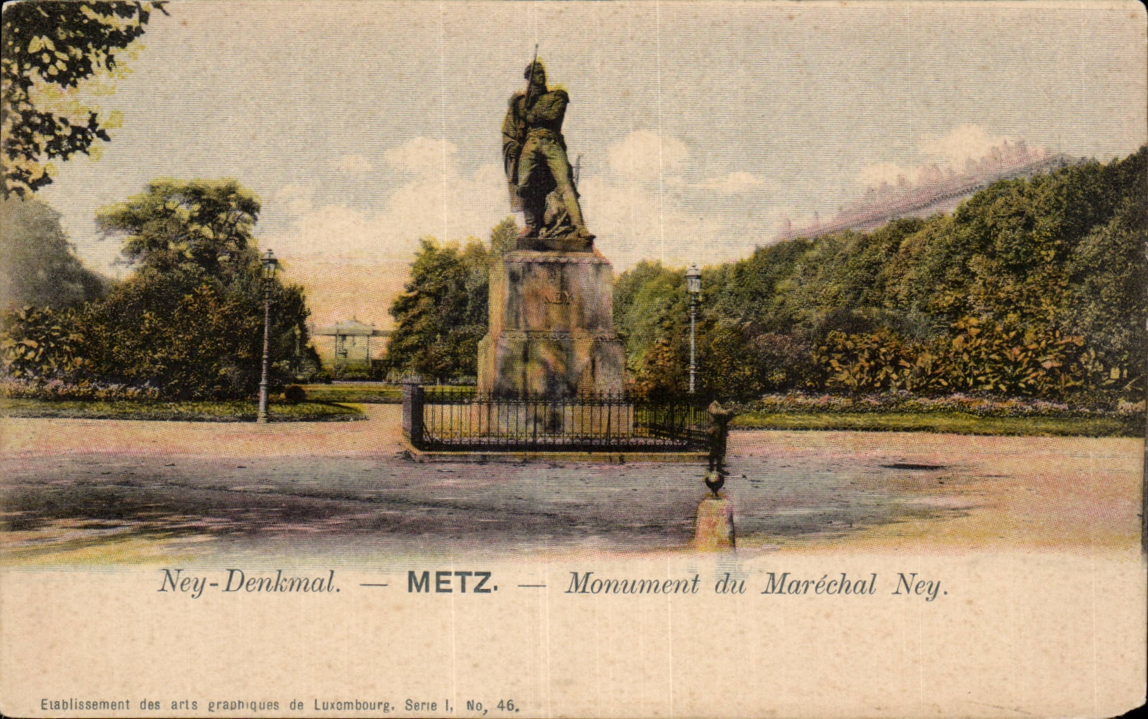 Monumento de CPA Metz Ney Denkmal del mariscal de Ney