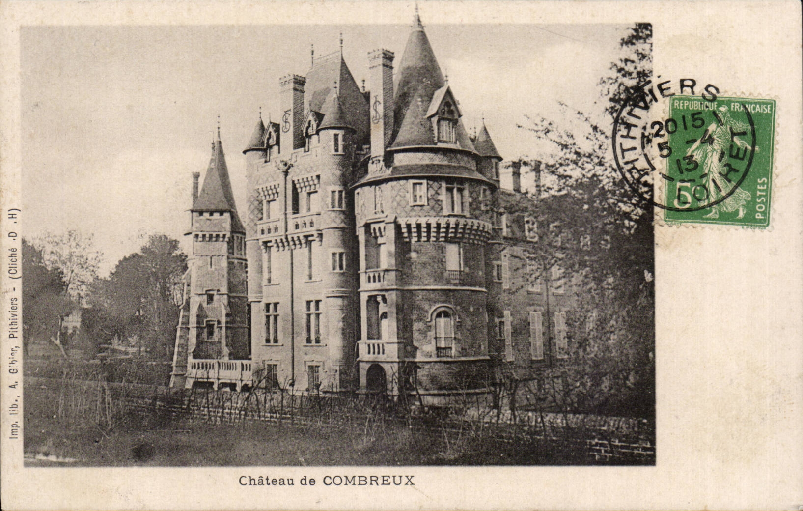 CPA Combreux Castle