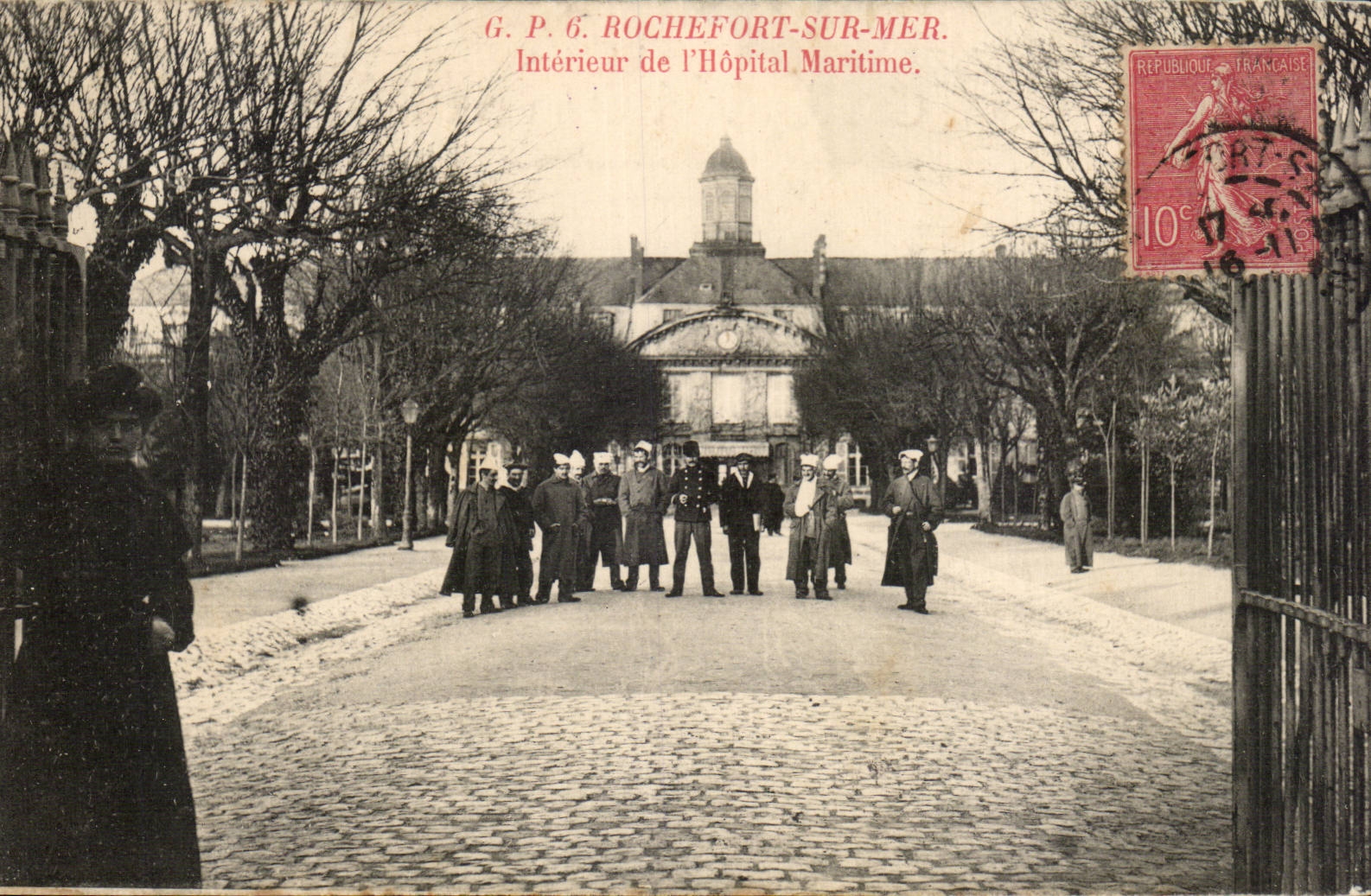 CPA Rochefort on Inland sea of hospital maritime