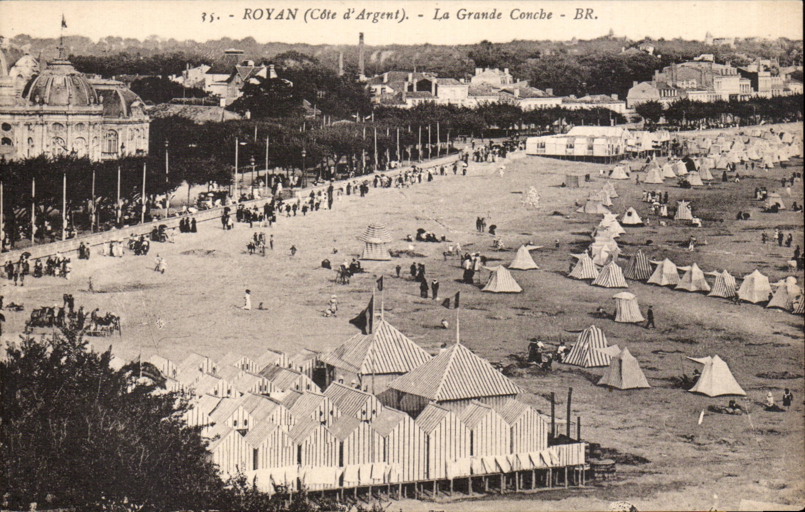 CPA Royan grande la concha