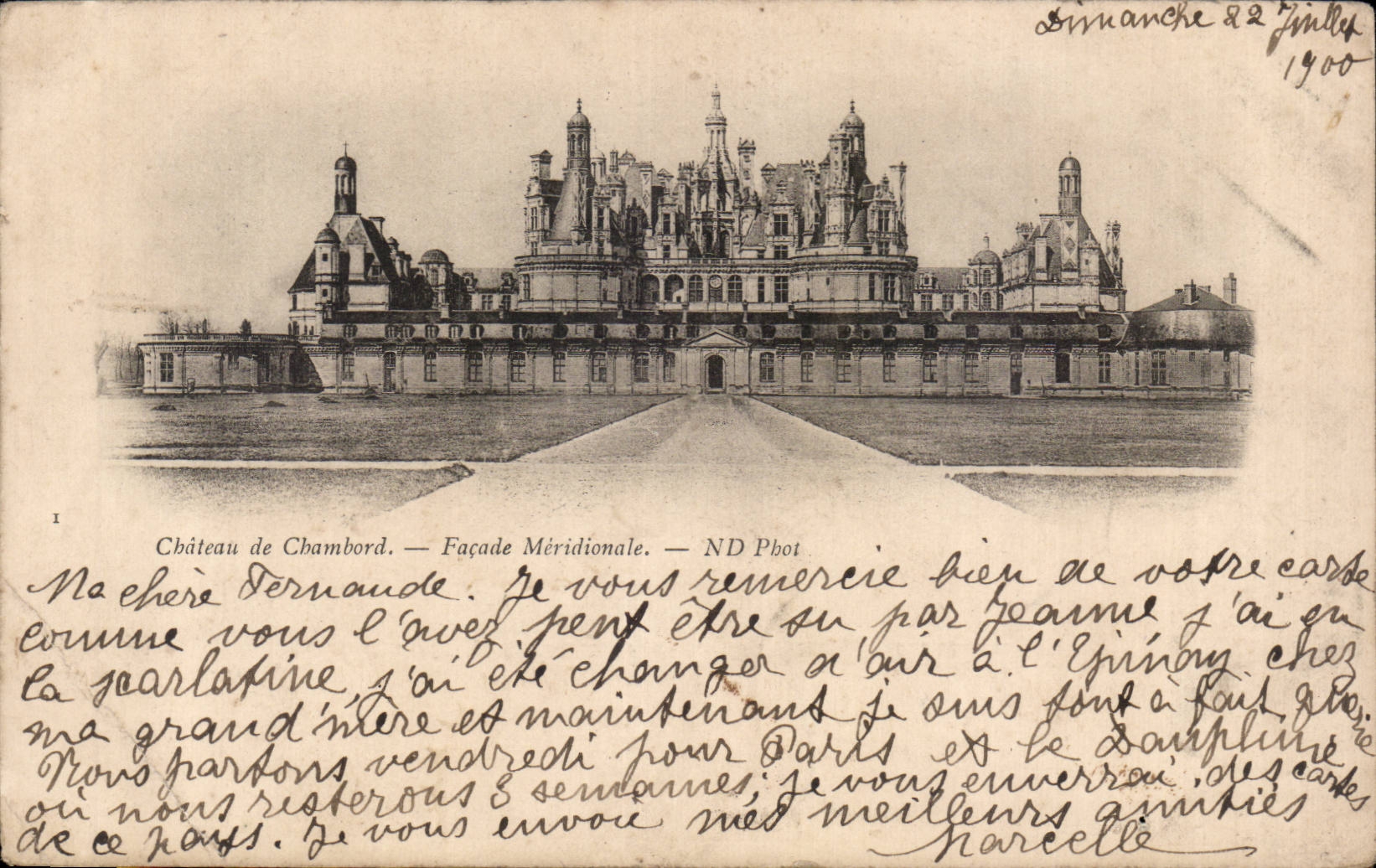 CPA Chateau de Chambord 