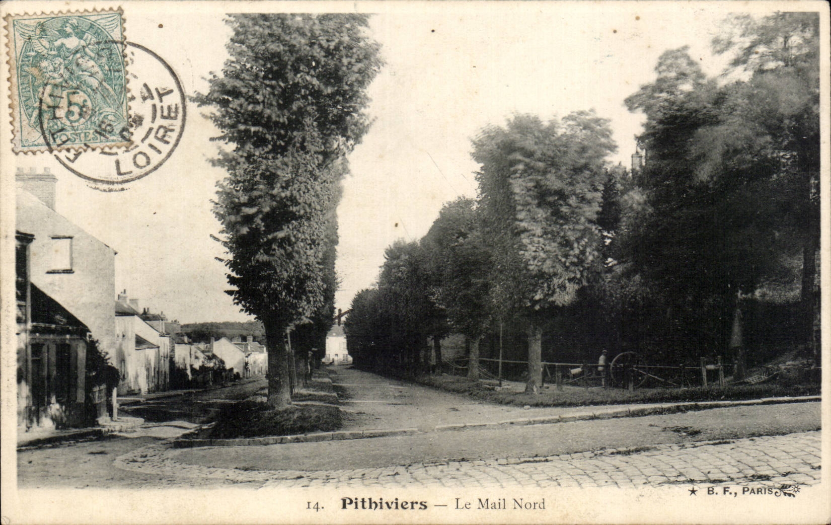 Pithiviers - the Northern Mall - CPA (nice shot)