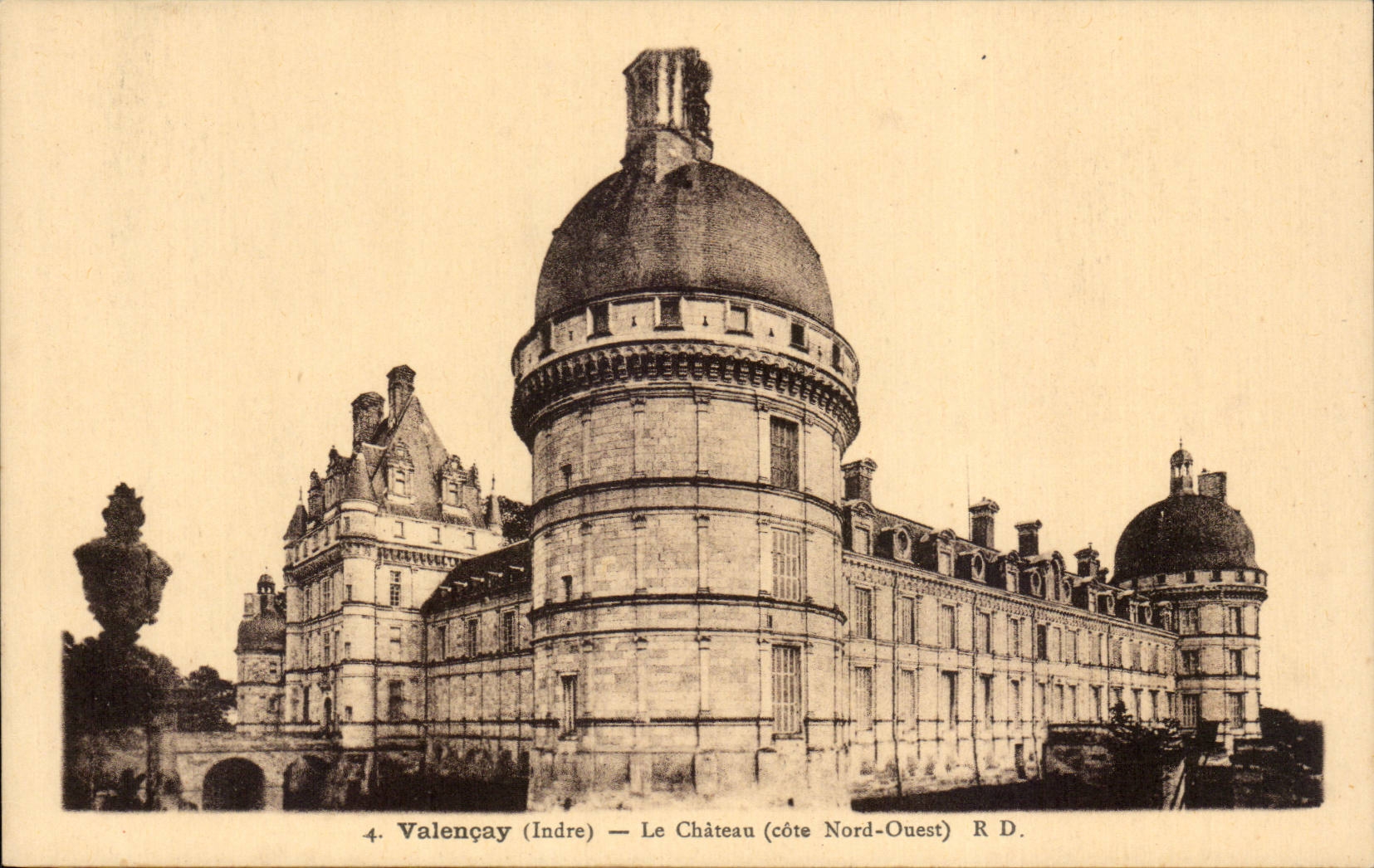 Valencay - castillo CPA