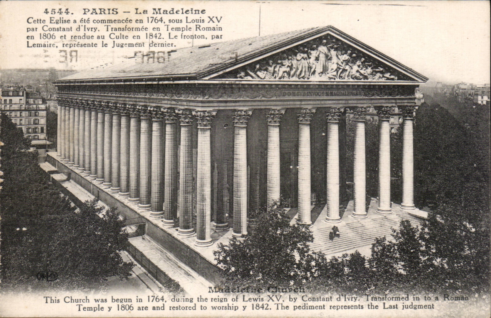 Paris - 8 - Madeleine CPA