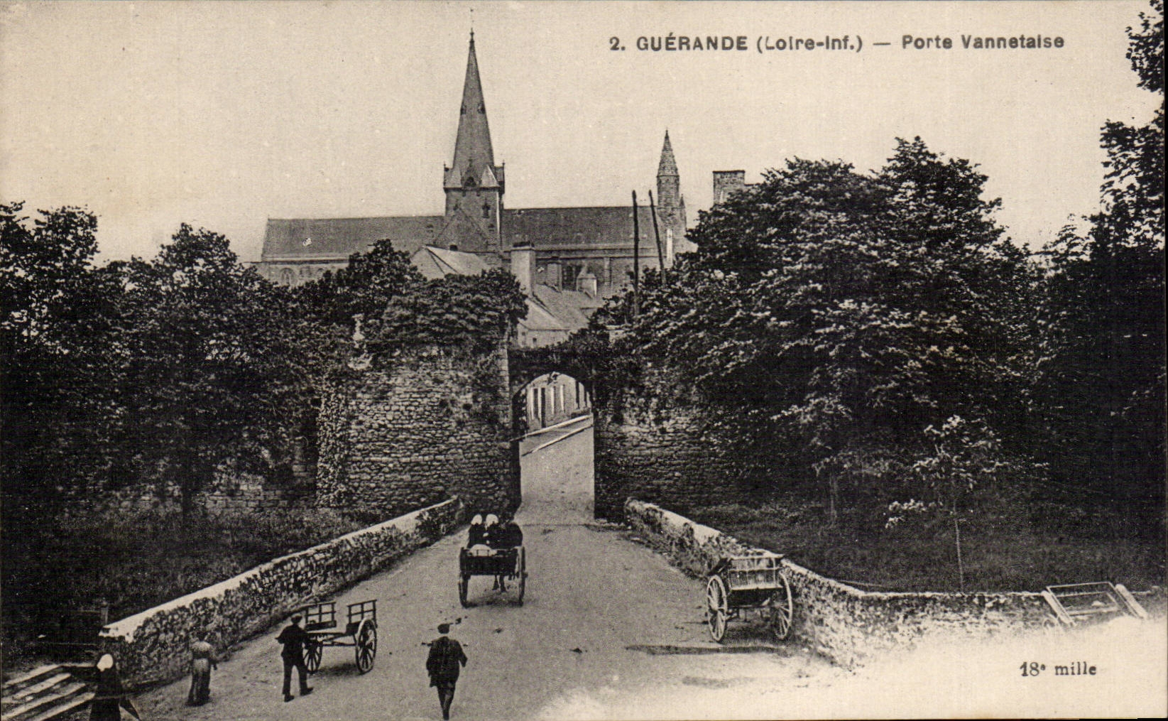 Guerande - puerta Vannelaise CPA
