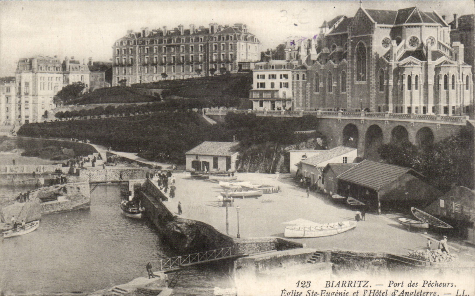 Biarritz - Port of the Sinners - CPA