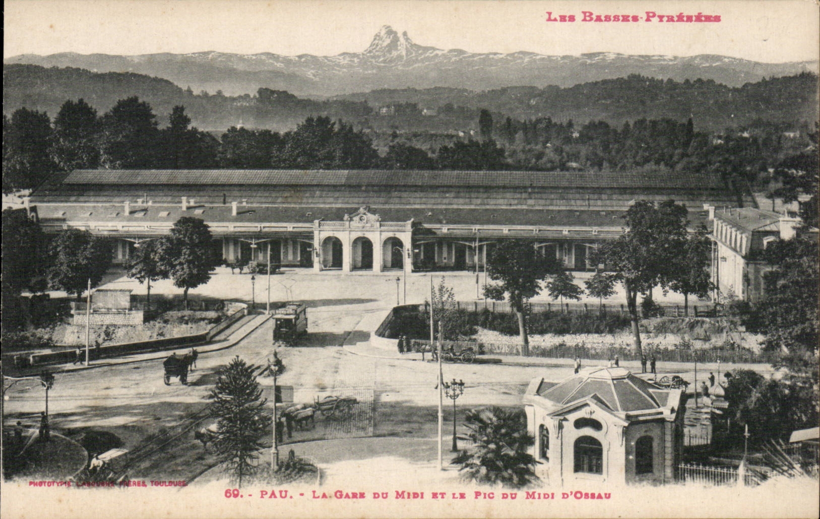 Pau - La Gare du Midi - CPA 