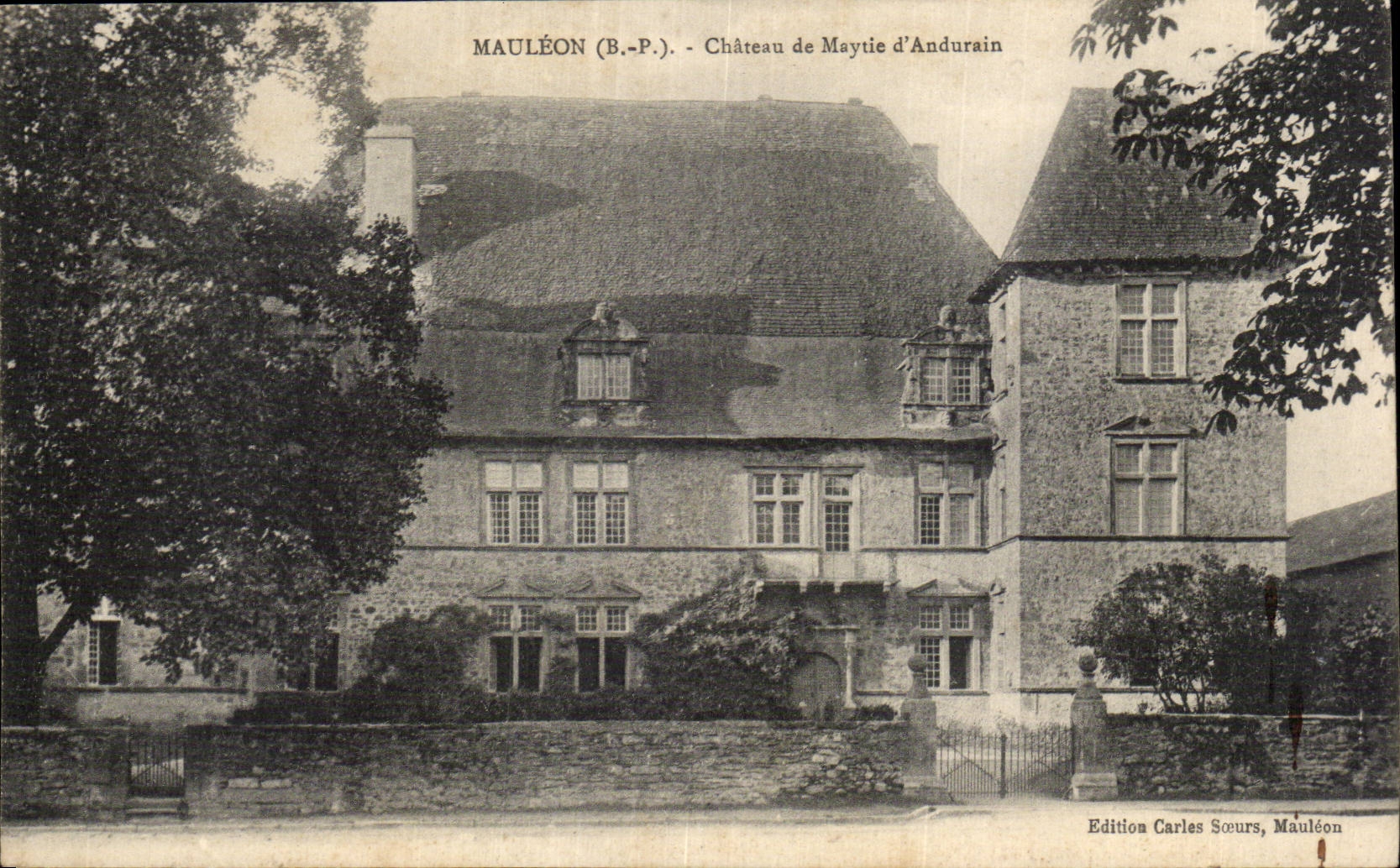 Mauleon - Castle of Maytie Andurain - CPA