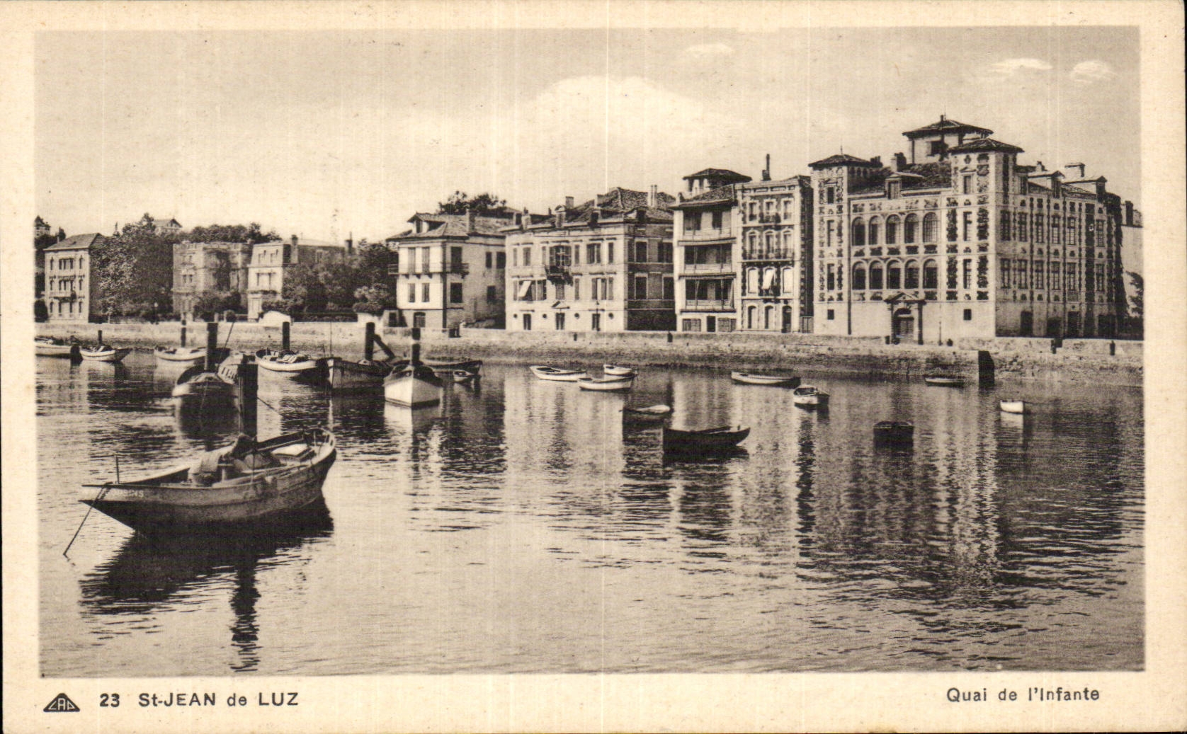 Saint Jean de Luz - Quay of Infante - CPA