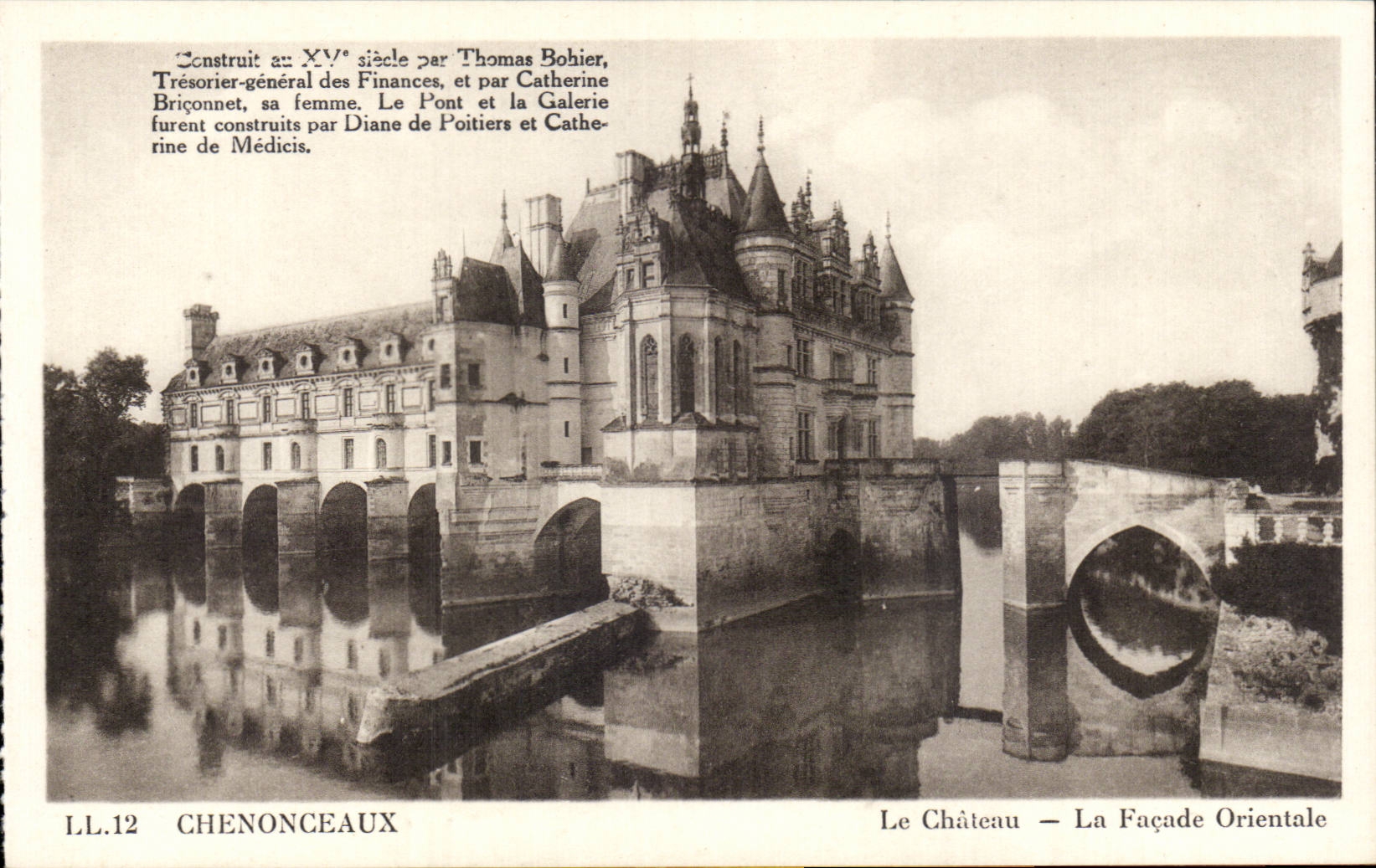 Chenonceaux - el castillo - CPA