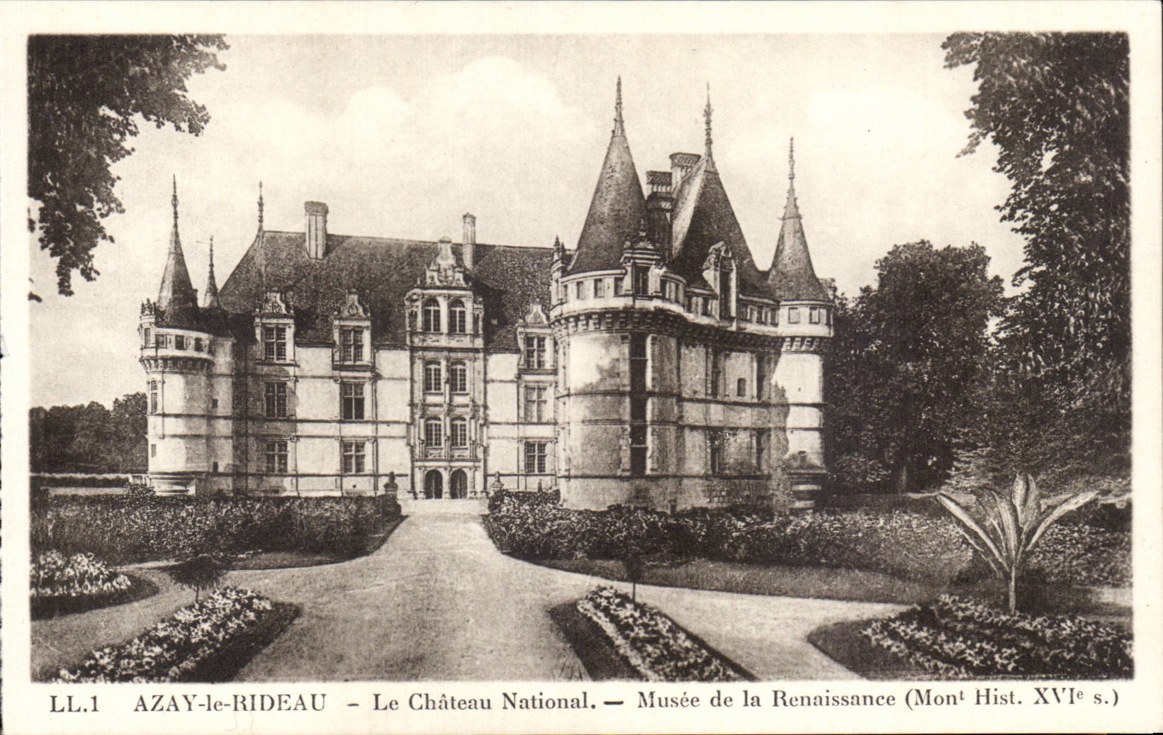 Azay le Rideau - Chateau National - Musee de la Renaissance - CPA