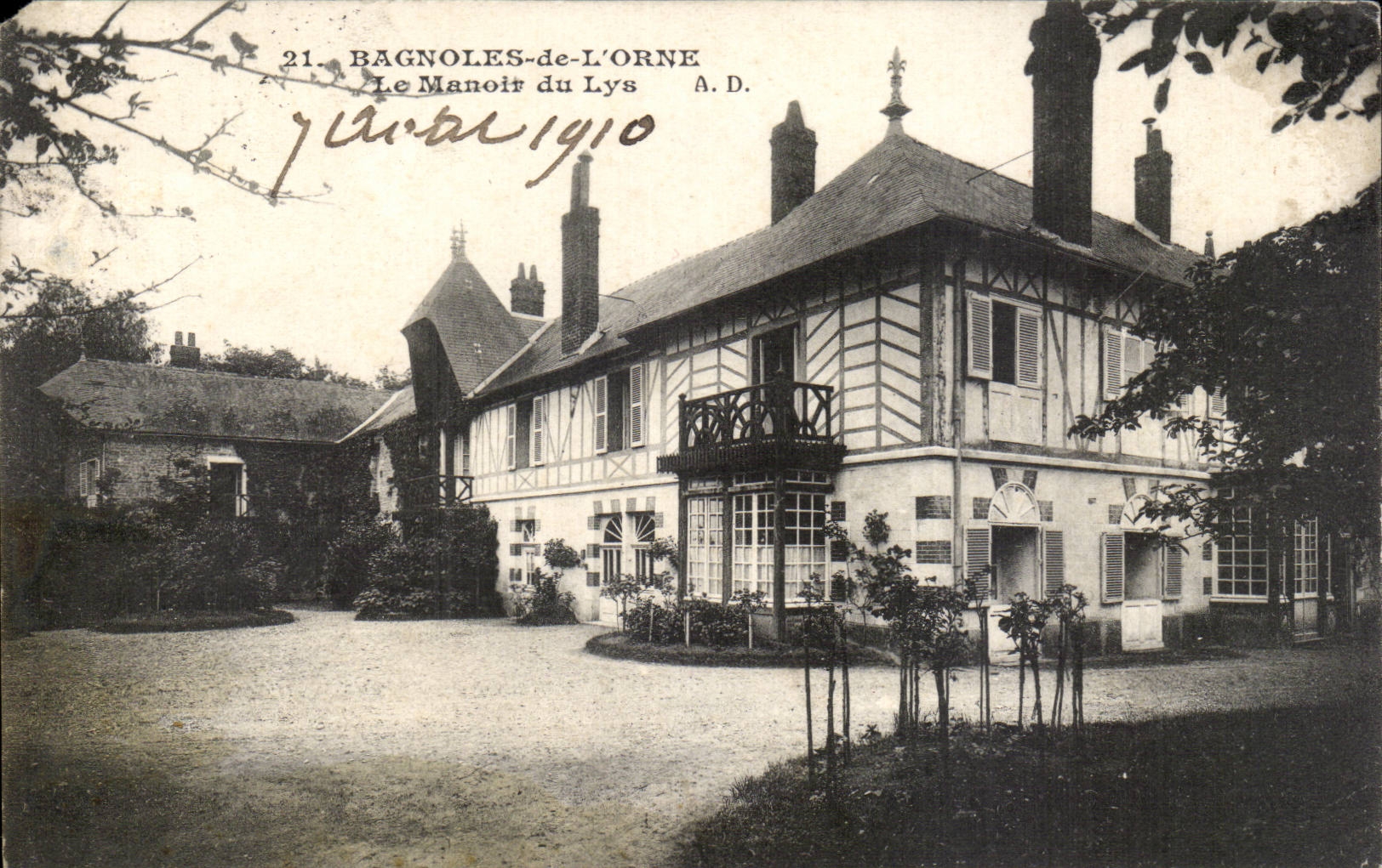 Bagnoles de l Orne - Le Manoir du Lys - CPA