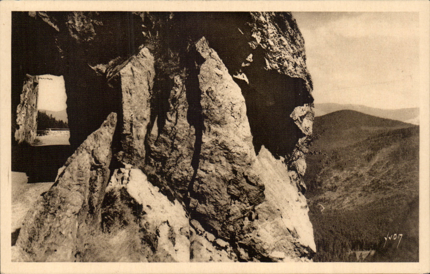 Route de la Schlucht - Tunnel dominating the Valley of Munster - CPA