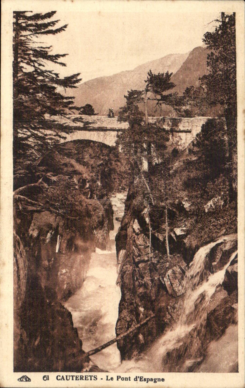 Cauterets - the Bridge Spain - CPA