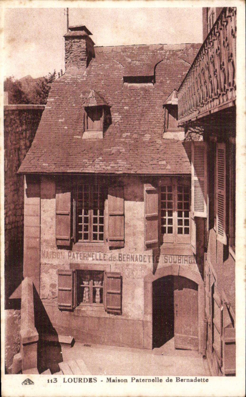 Lourdes - Paternal House of Bernadette - CPA