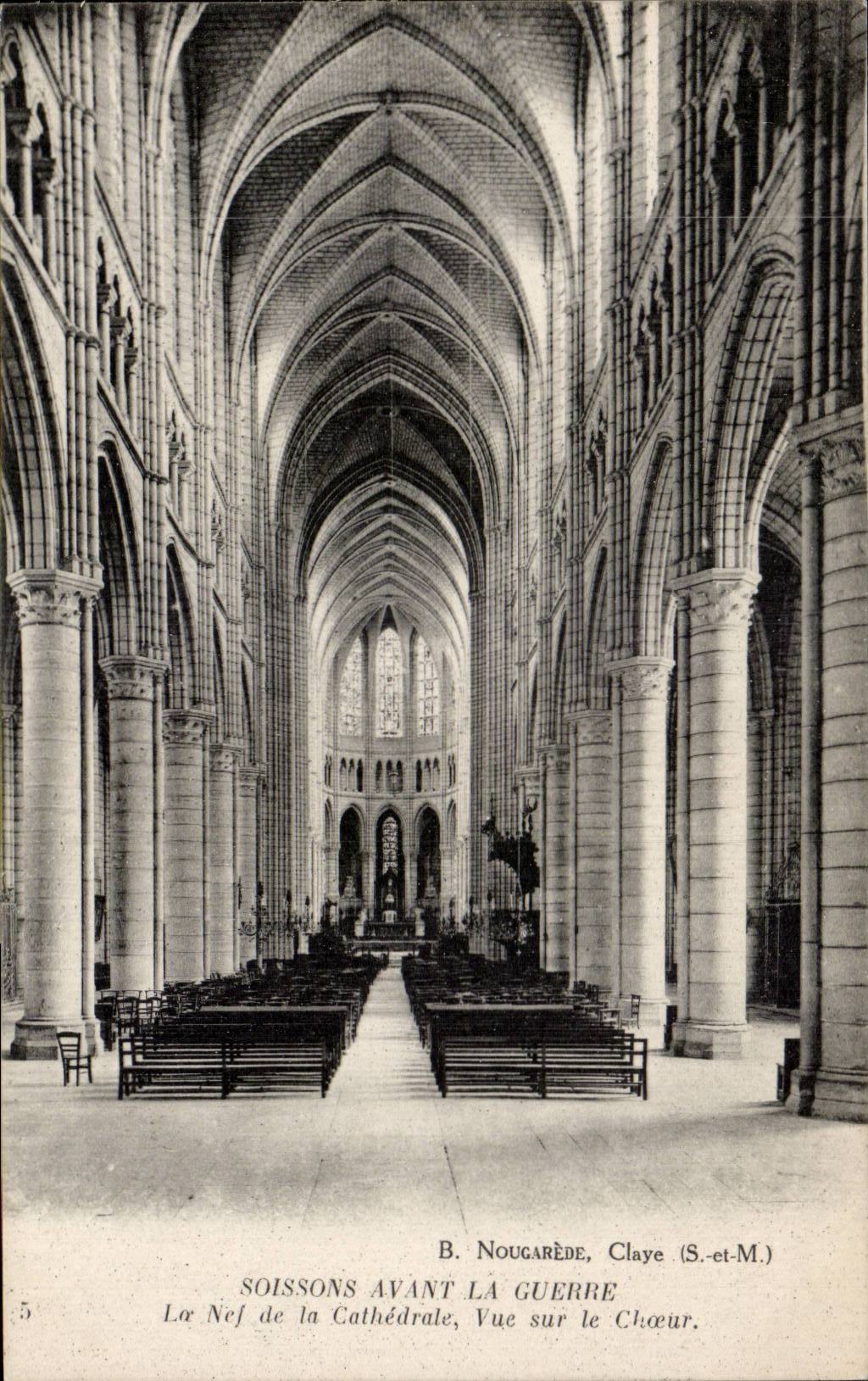 Soissons - Church - Before the War - CPA