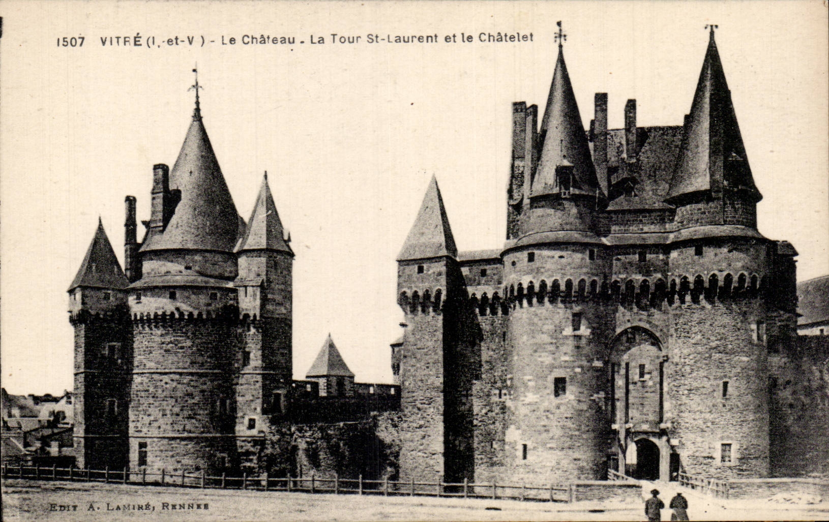 Glaze - the Castle - the St Laurent Tower - CPA
