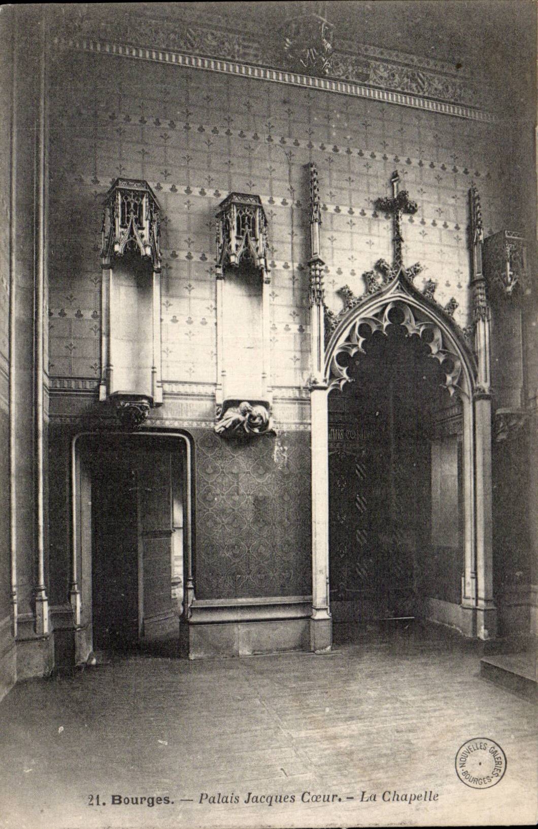 Corazon de Jacques del paladar de CPA Bourges la cAmara acorazada