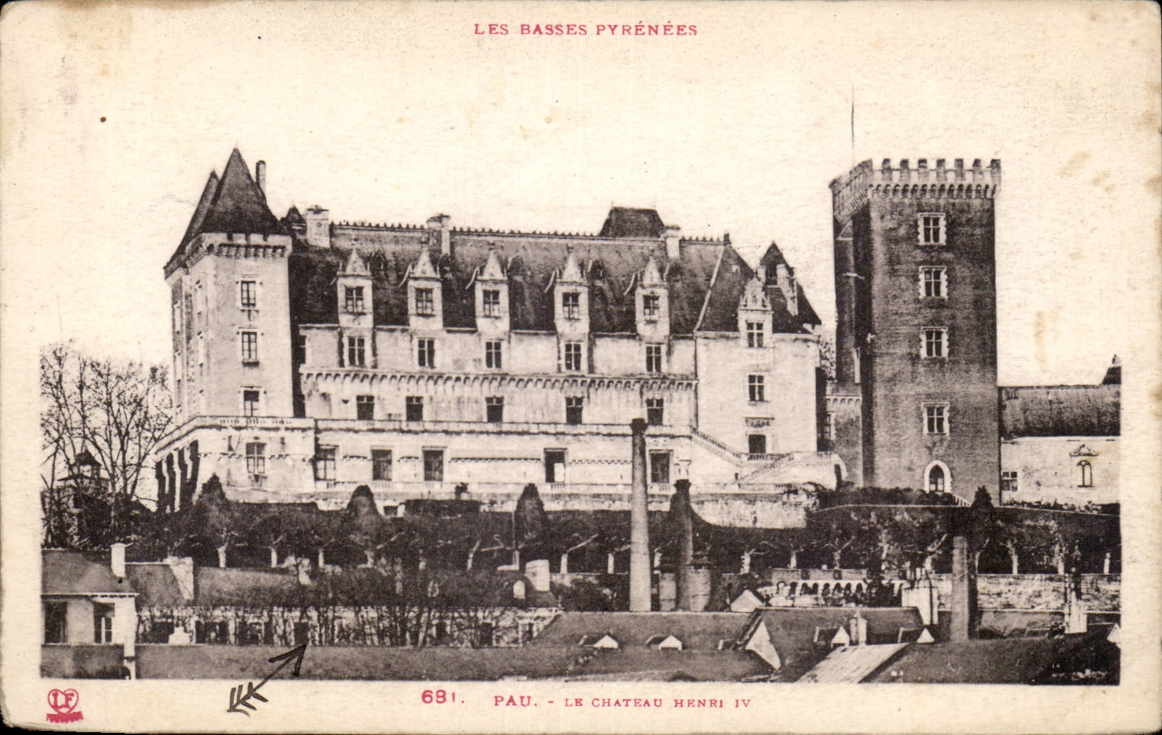 CPA Pau el castillo Enrique IV