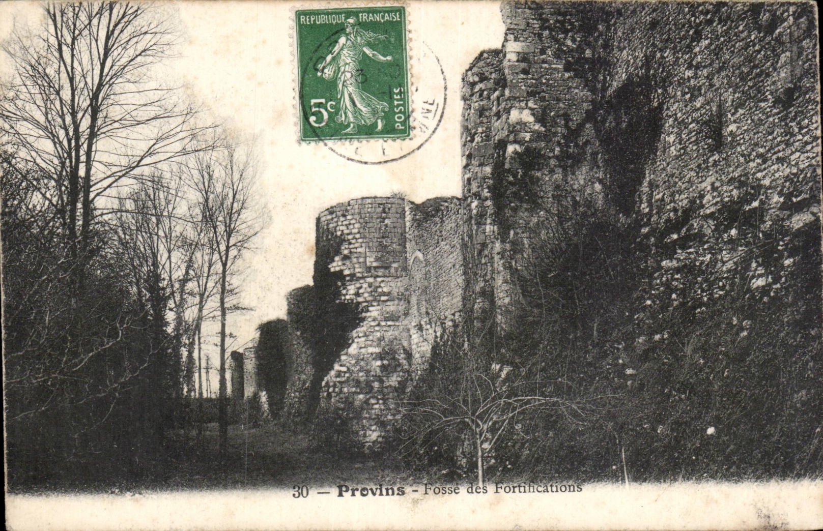 CPA Layered branches Pit of the fortifications