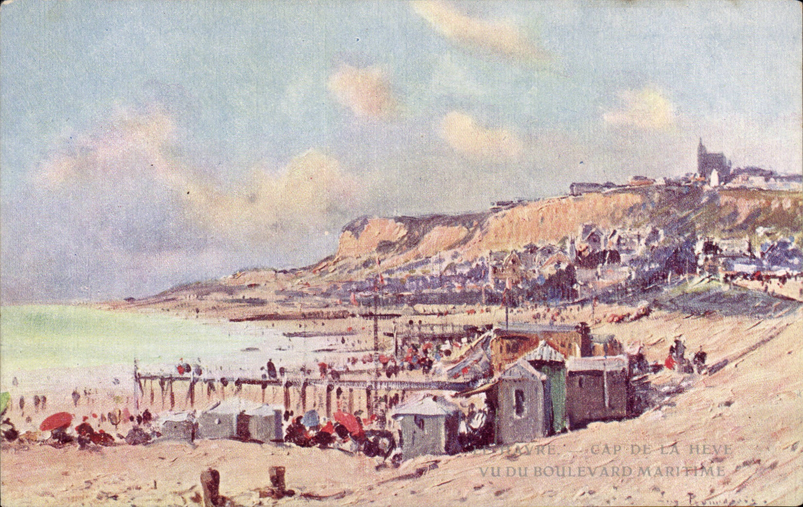 CPA Cape Le Havre of HHeve Seen of the Maritime boulevard