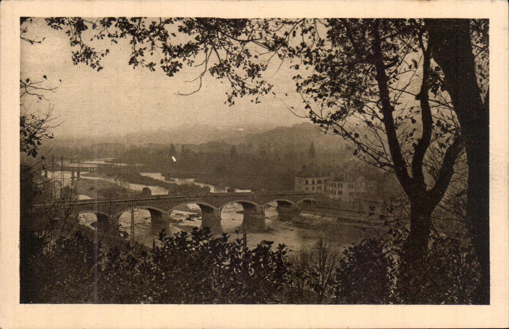 Pau - the Valley of seen Park of the Castle - CPA