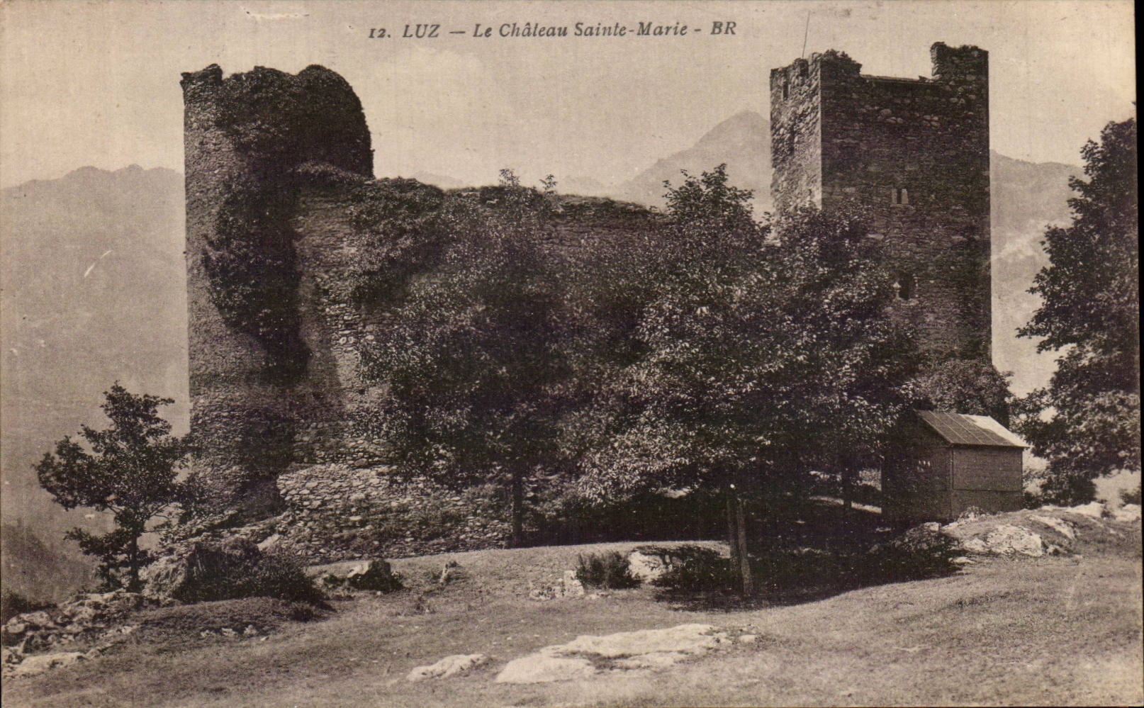 Luz - Castle Sainte Marie - CPA