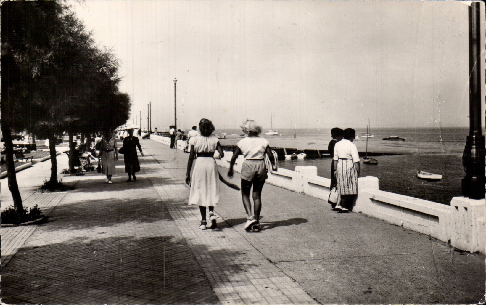 Arachon - la caminata de la playa - CPA