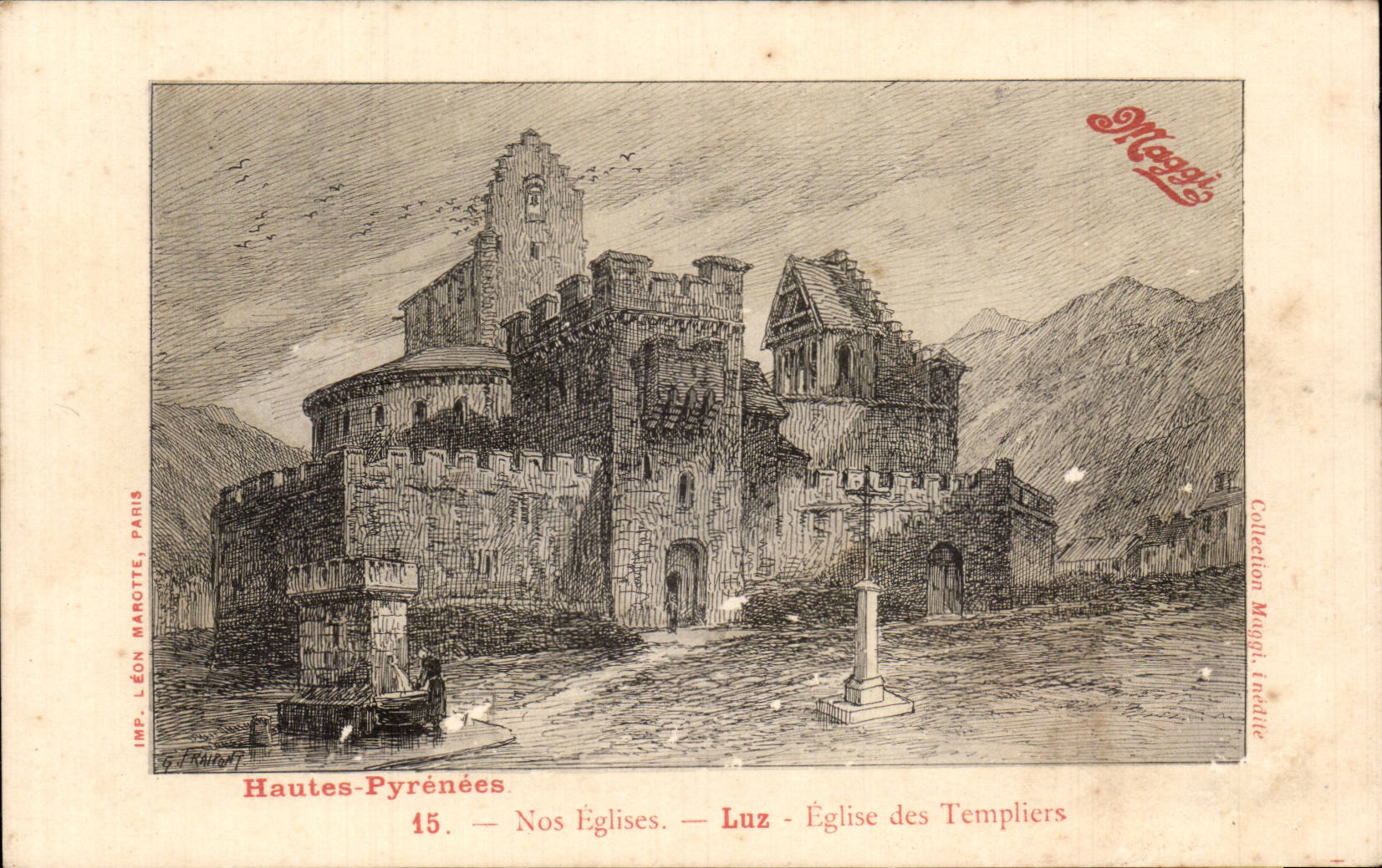 Luz - Our Churches - Church of Templiers - CPA