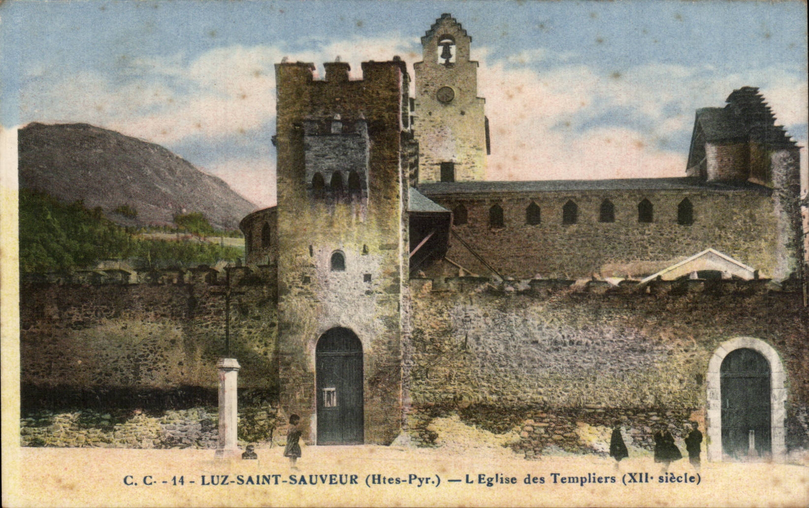 Luz - Church of Templiers - CPA