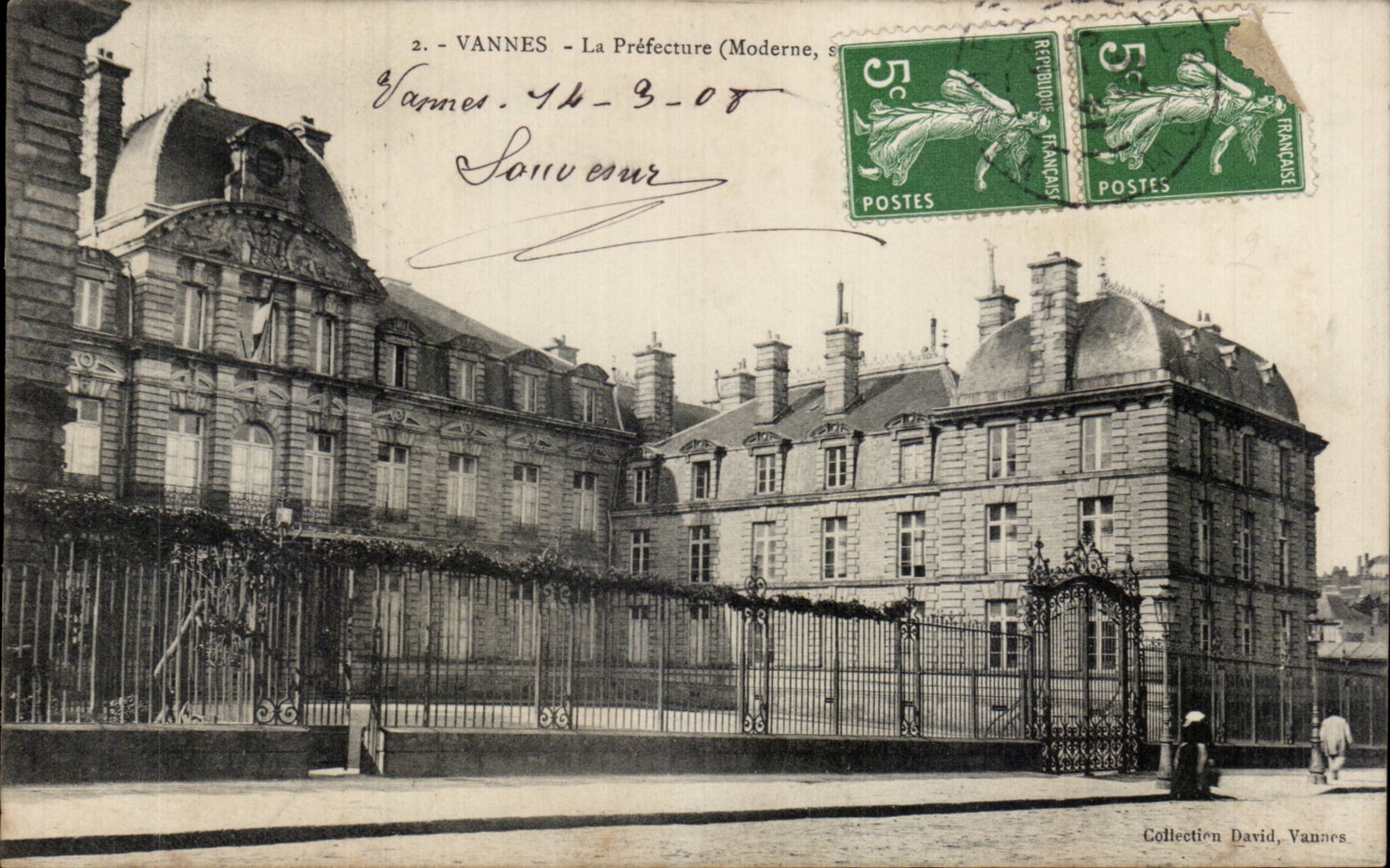 Vannes - prefectura - CPA