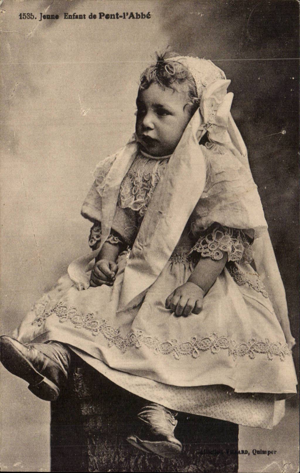 Ninos - fantasia - nino del abad del puente - nino - bebe - CPA