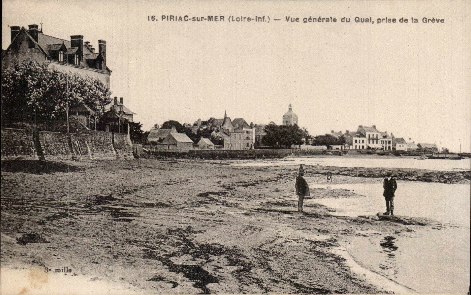 Piriac on Sea - View of the Quay - taken Strike - CPA