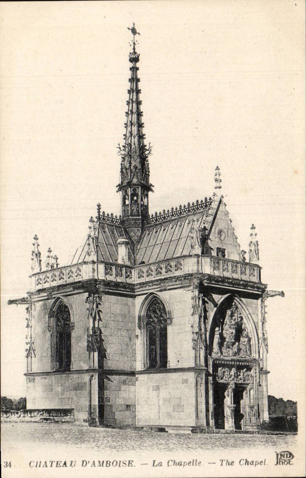 CPA Amboise Le chateau La chapelle