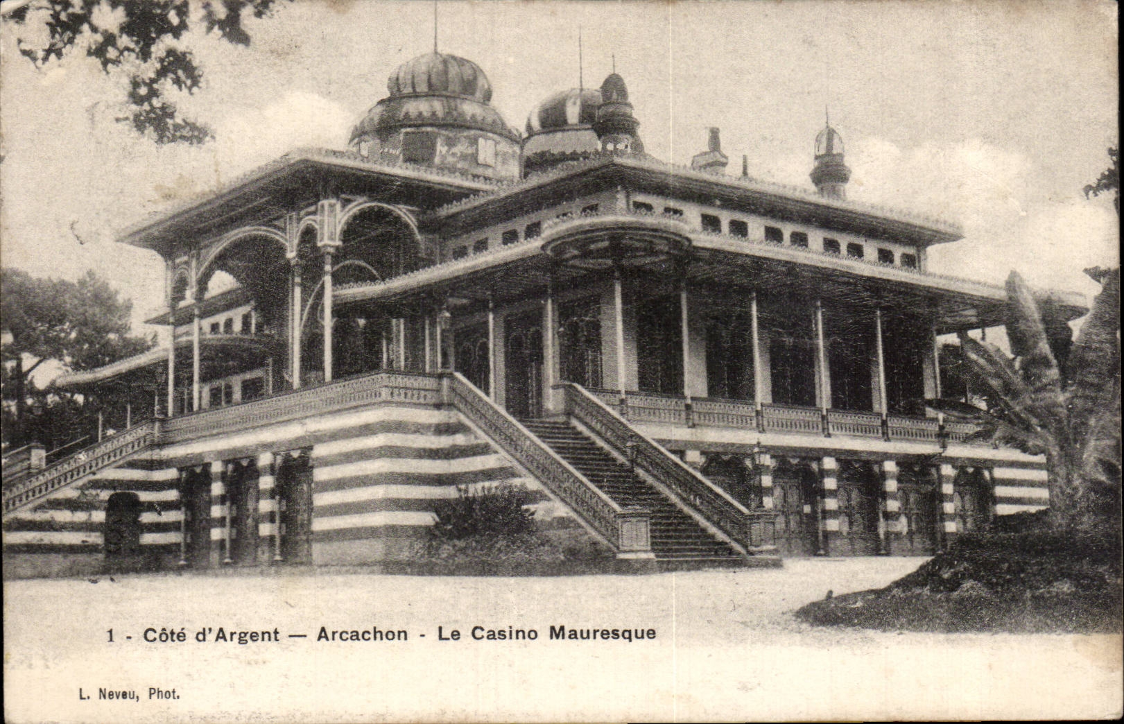 CPA Arcachon el casino Moorish