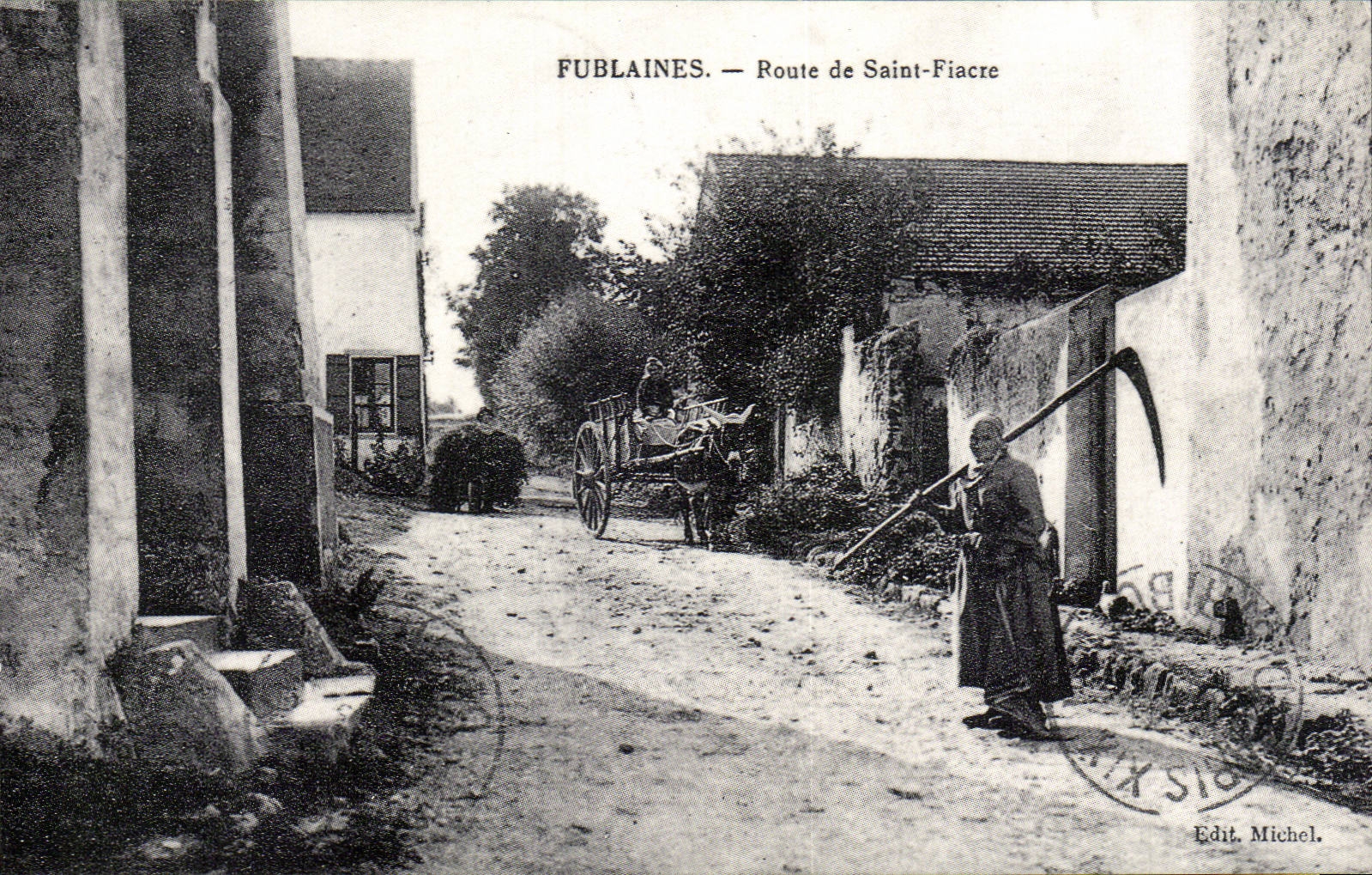 REPRO Fublaines Road of Saint Hackney carriage