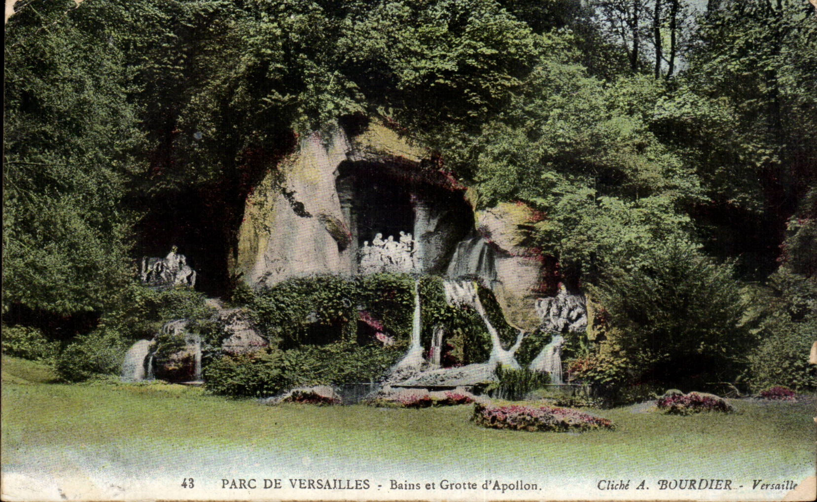 CPA Park of Versailles Baths and cave Apollo