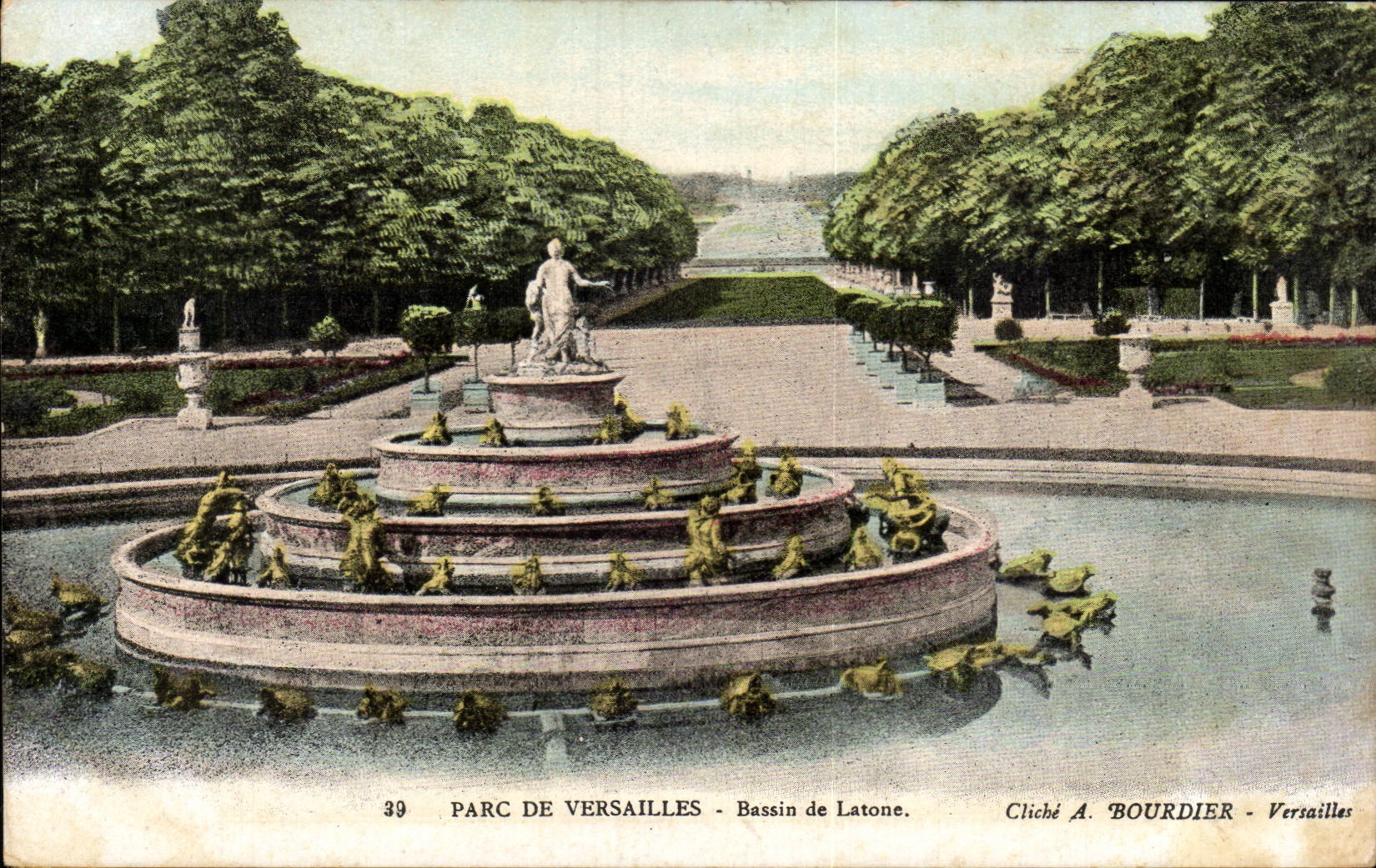 CPA Parc de Versailles Bassin de Latone 
