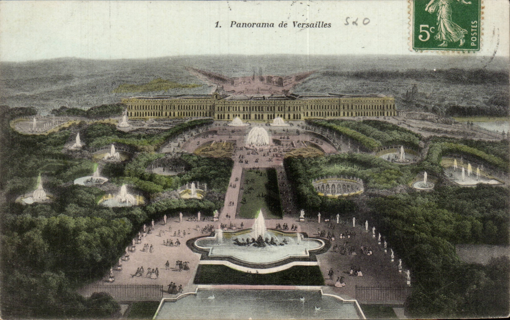 CPA Versailles Panorama 