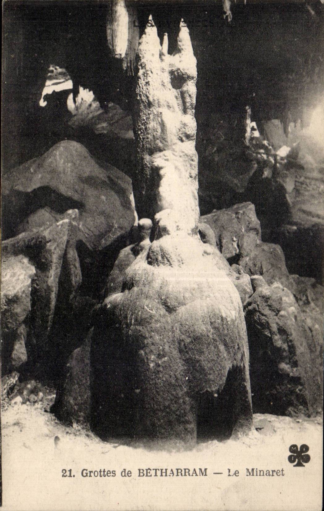 CPA Caves of Betharram the minaret