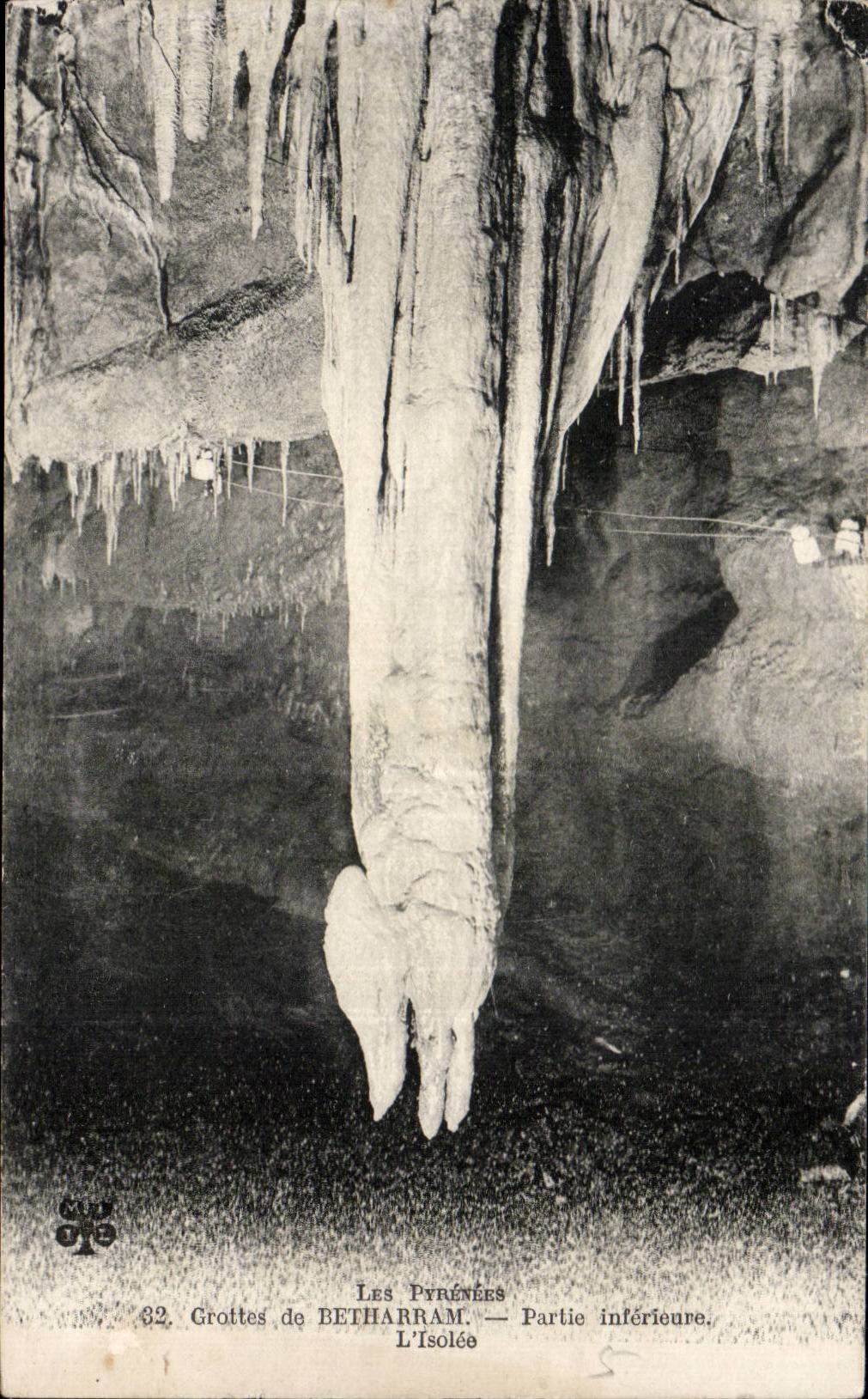 CPA Caves of Betharram Lower part isolee