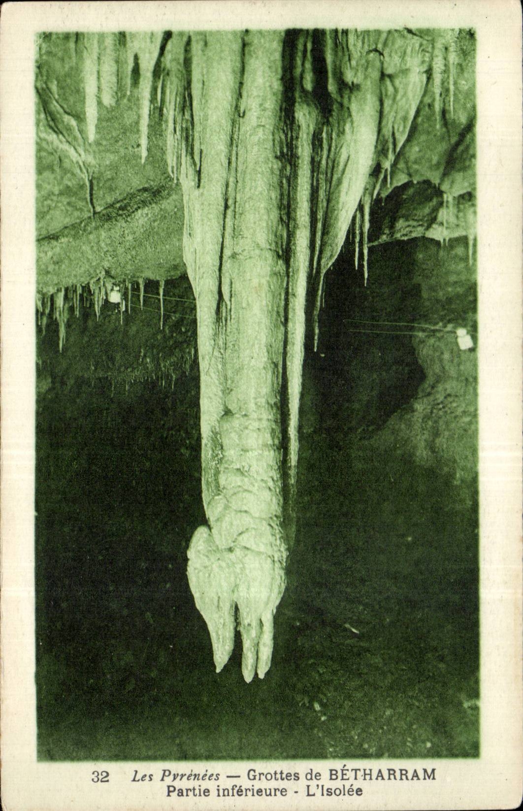 CPA Caves of Betharram Lower part isolee