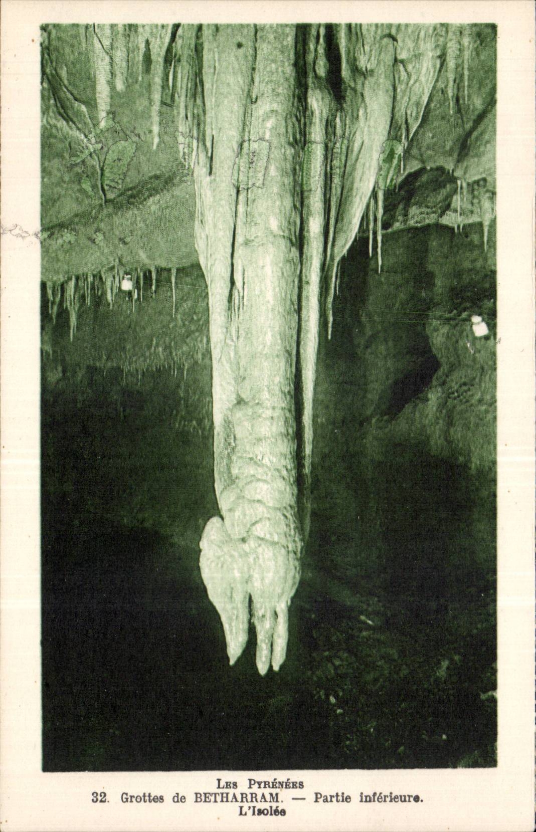 CPA Caves of Betharram Lower part isolee