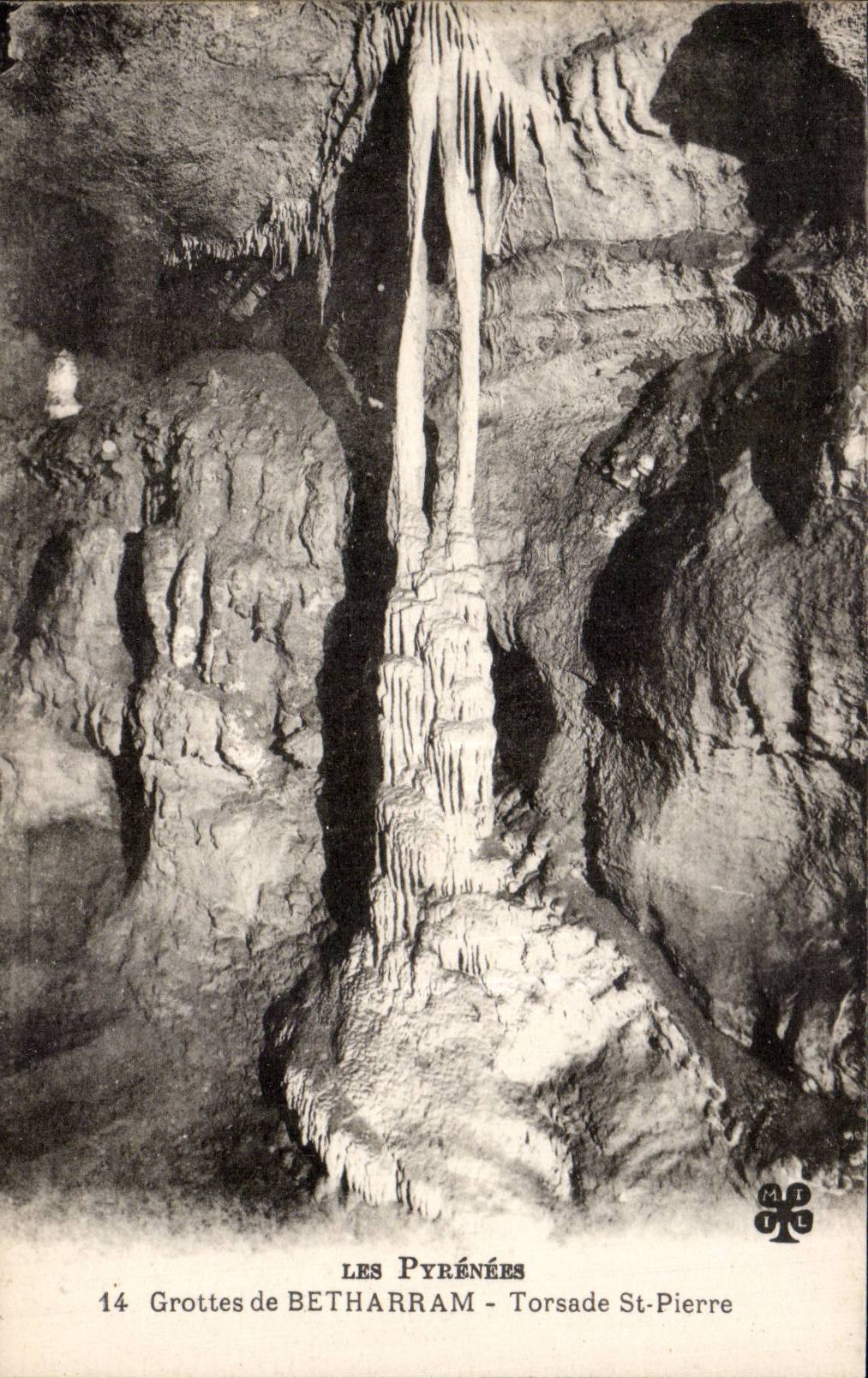 CPA Grottes of Betharram Twists St Pierre