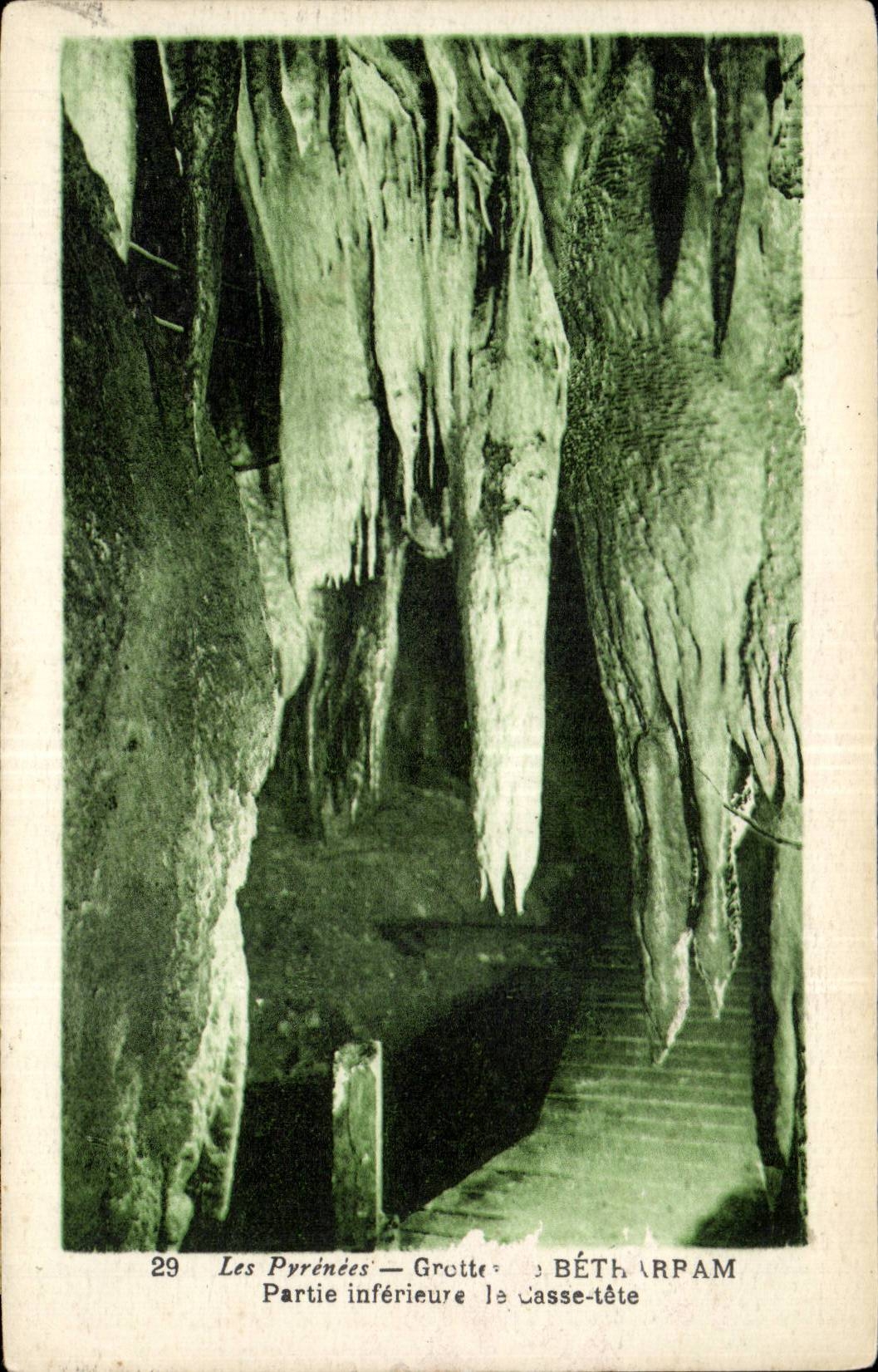 CPA Caves of Betharram Lower part the break-in head